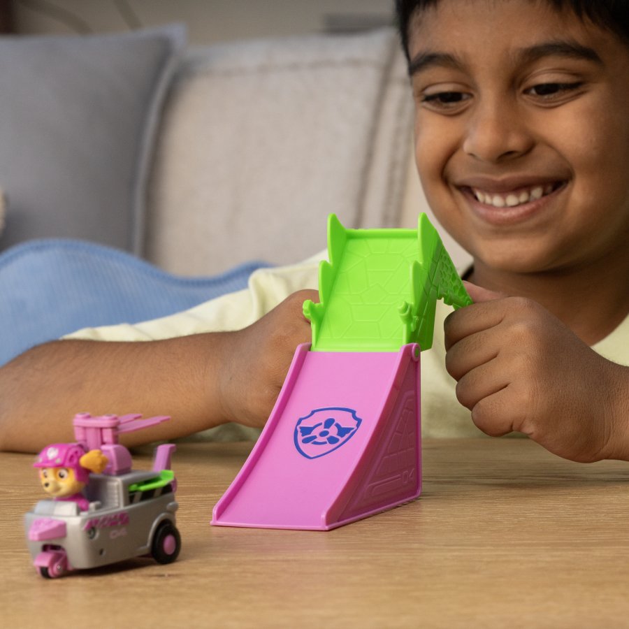 PAW Patrol: The Dino Movie Skye Pup Squad Jump Shift Flip Racers - Toyworld NZ