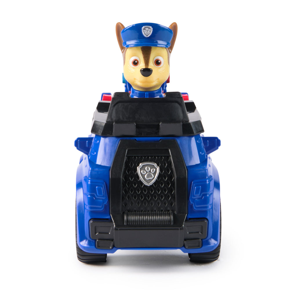 Front view of the PAW Patrol Basic Rescue Vehicle Chase Dog playset