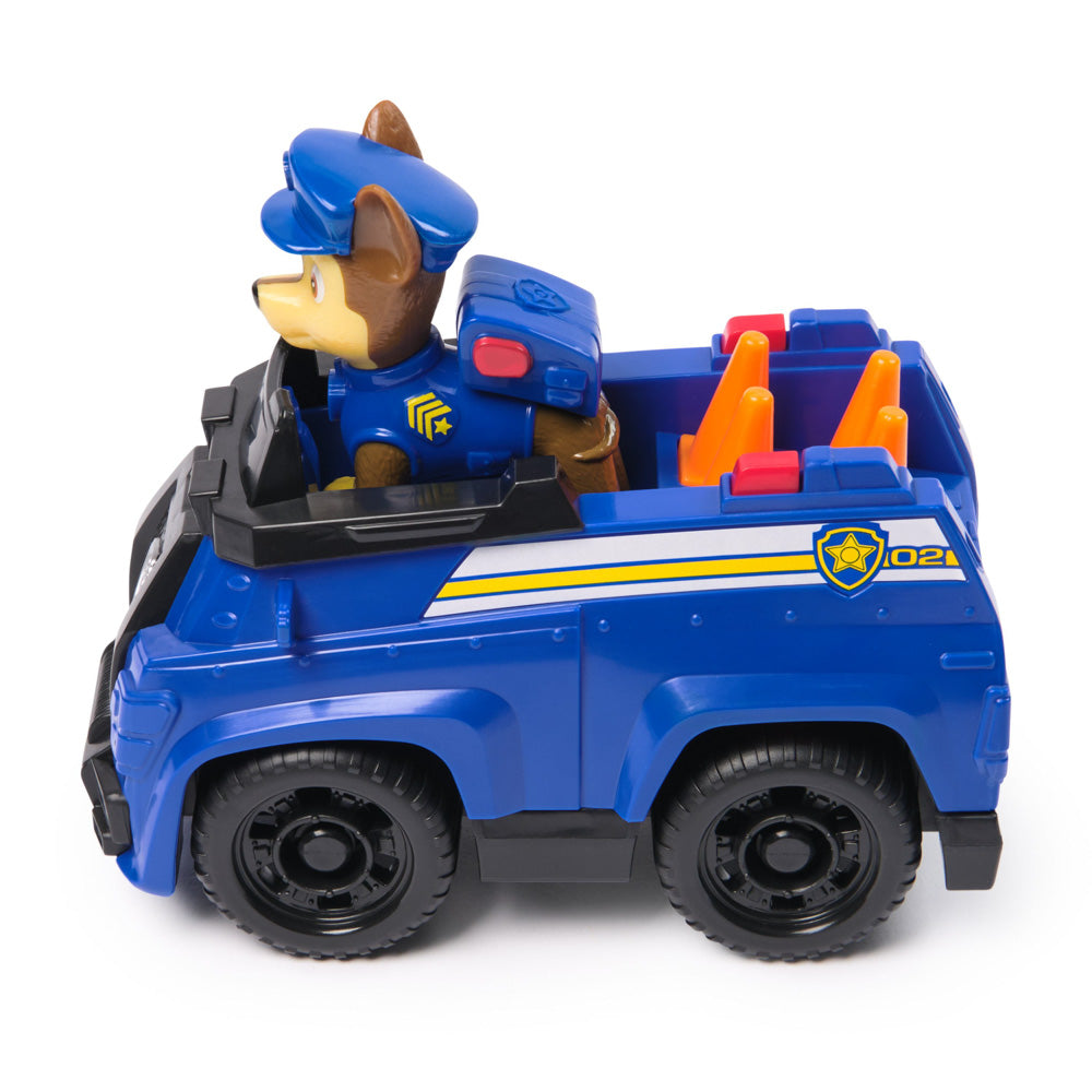 Side view of the PAW Patrol Basic Rescue Vehicle Chase Dog playset