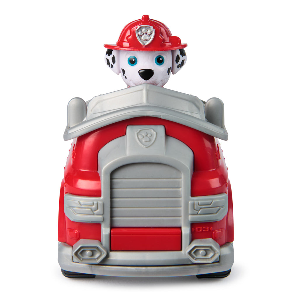 Front view of PAW Patrol Basic Rescue Vehicle Marshall playset