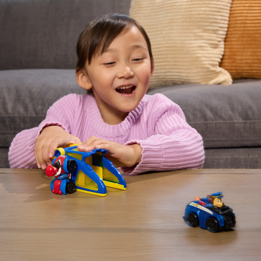 PAW Patrol Pup Squad Launchers Blue Toy Car - Chase