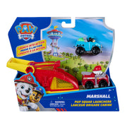 PAW Patrol Pup Squad Launchers Toy Car - Marshall, in packaging