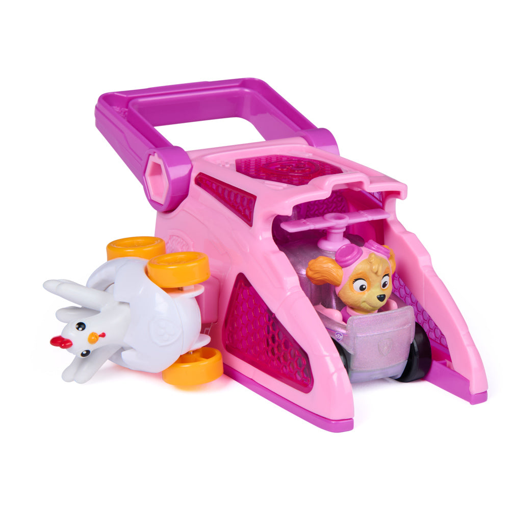 PAW Patrol Pup Squad Launchers Pink Toy Car - Skye & Chicken
