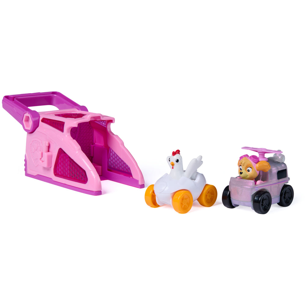 PAW Patrol Pup Squad Launchers Pink Toy Car - Skye & Chicken