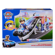 PAW Patrol Search & Rescue Lift "N" Repair Playset with ATV quad bike, in packaging.