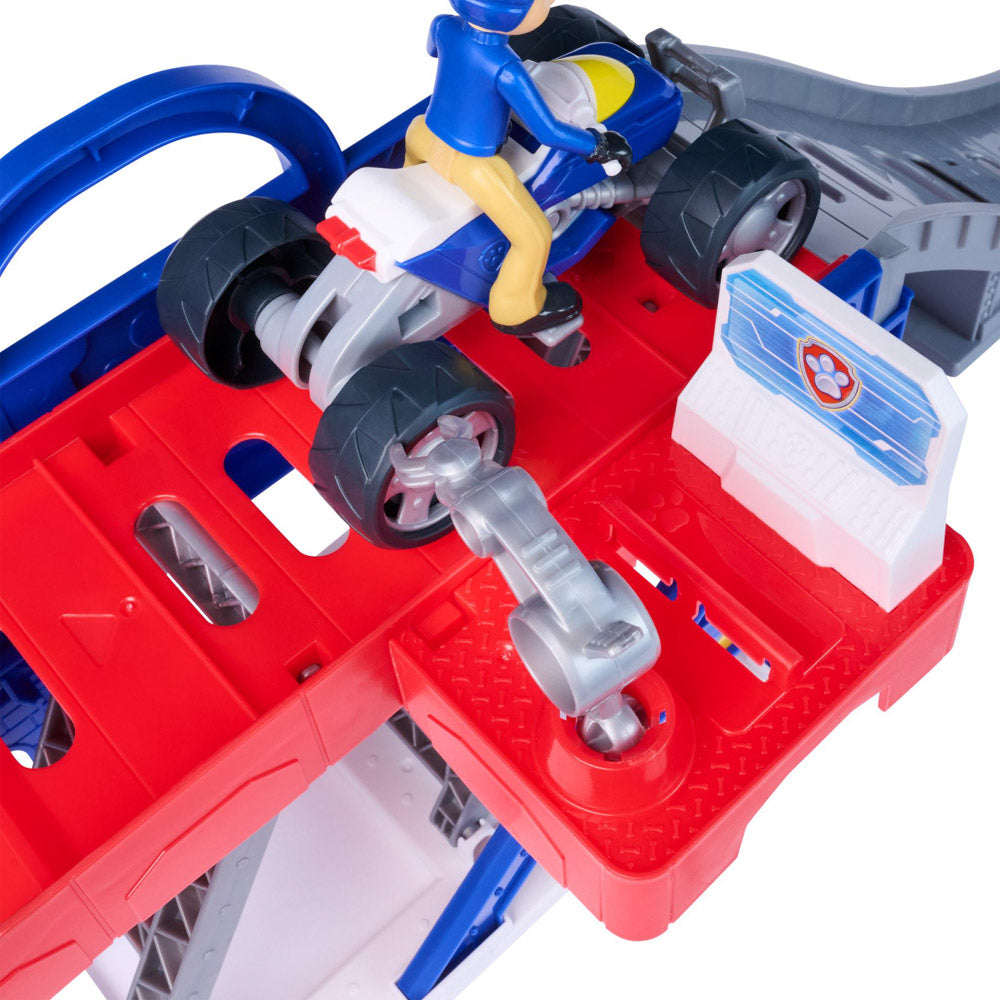 Repair the ATV with the PAW Patrol Search & Rescue Lift "N" Repair Playset with ATV quad bike