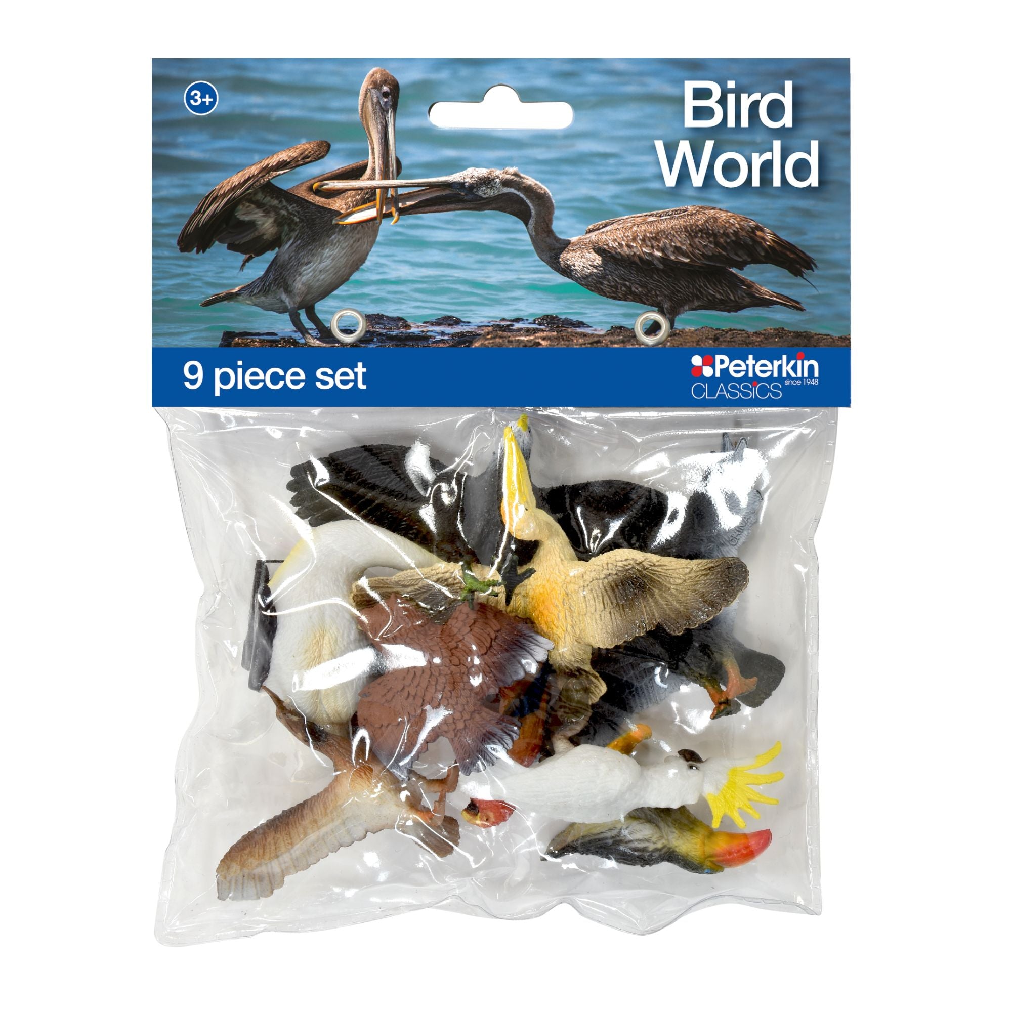 Peterkin Classics Bird World 9 Piece Figure Set