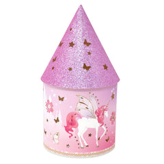 Pink Poppy Colour Changing Glitter Night Light Unicorn Princess