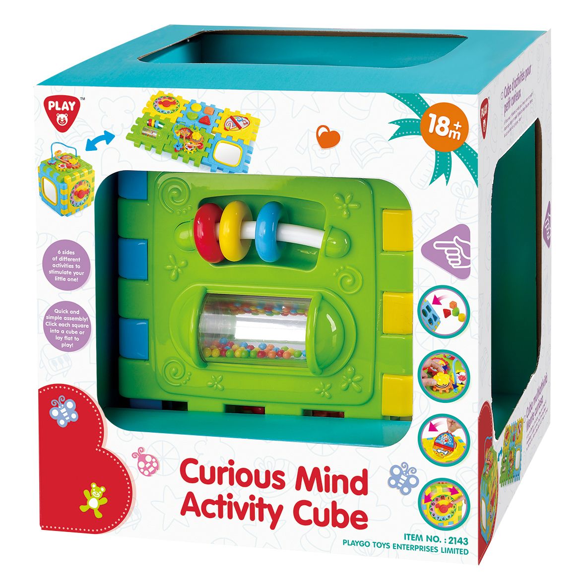 Playgo Toys Ent. Ltd. Curious Mind Activity Cube