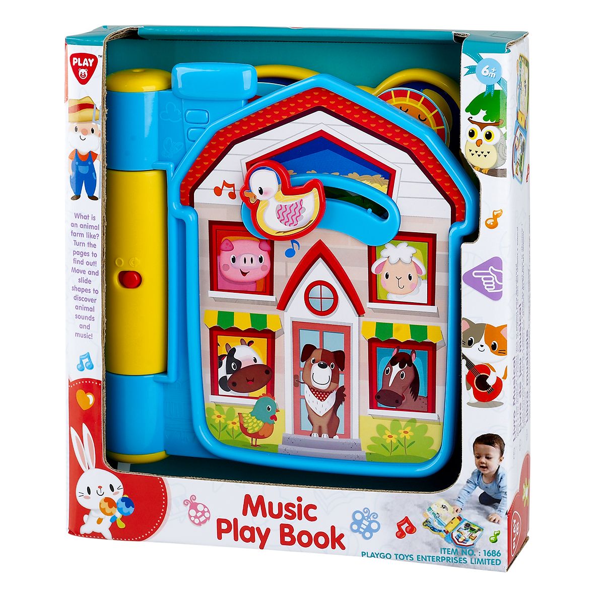 Playgo Toys Battery Operated Music Play Book