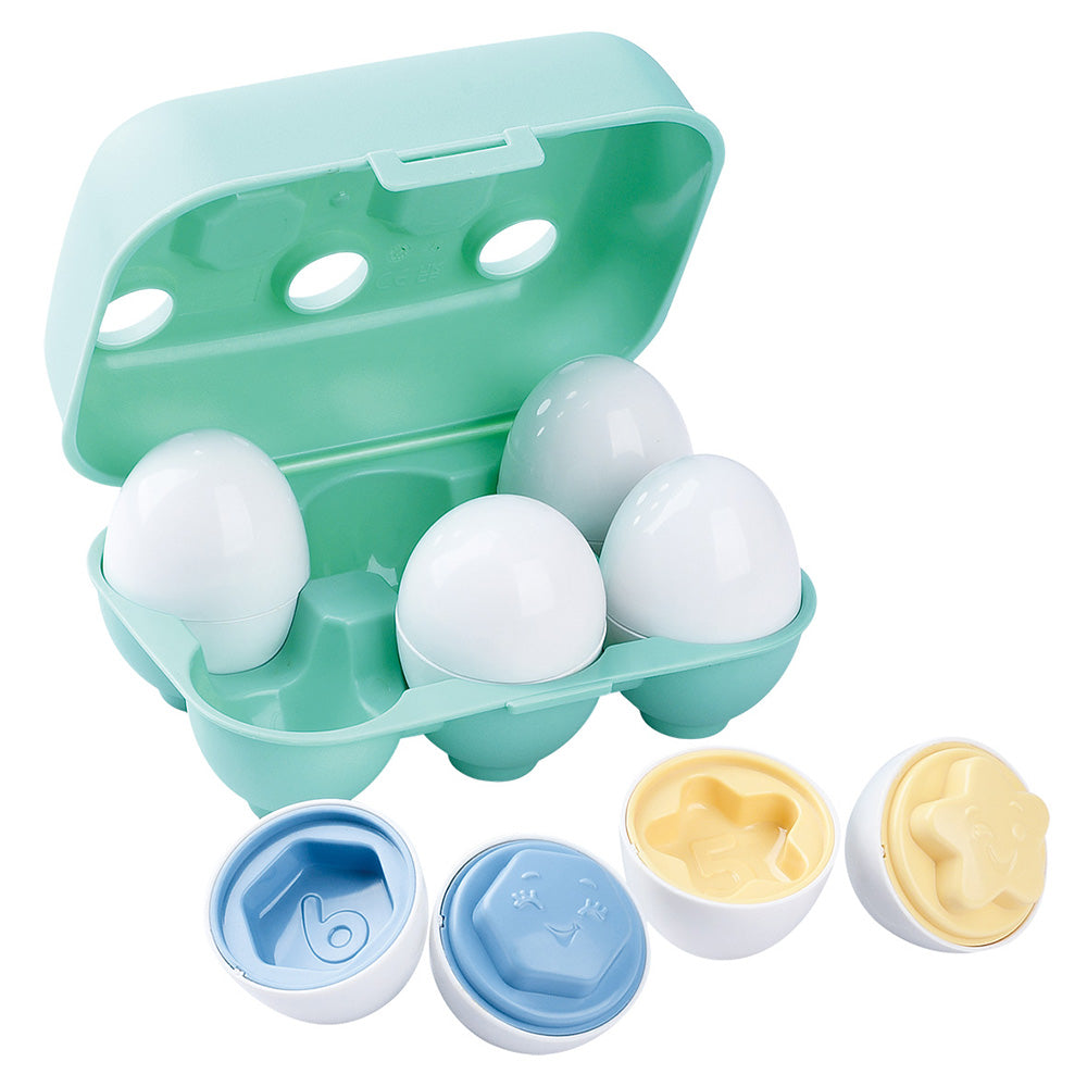 Playgo Toys Recycled Material Rainbow Sorter Eggs - Toyworld NZ