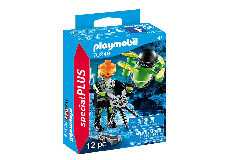 Playmobil 70248 Special Plus Agent With Drone