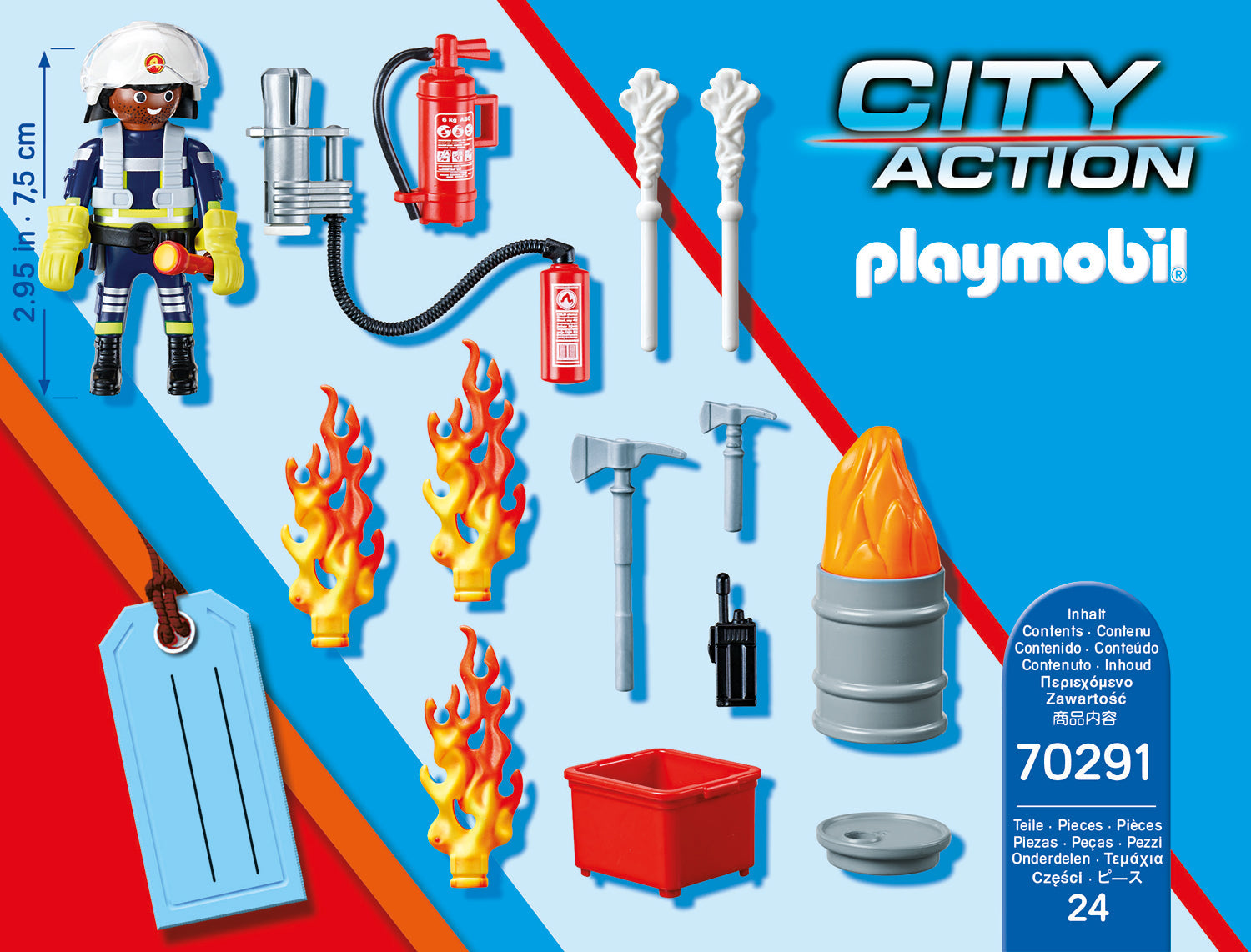 Playmobil 70291 City Action Fire Rescue Gift Set