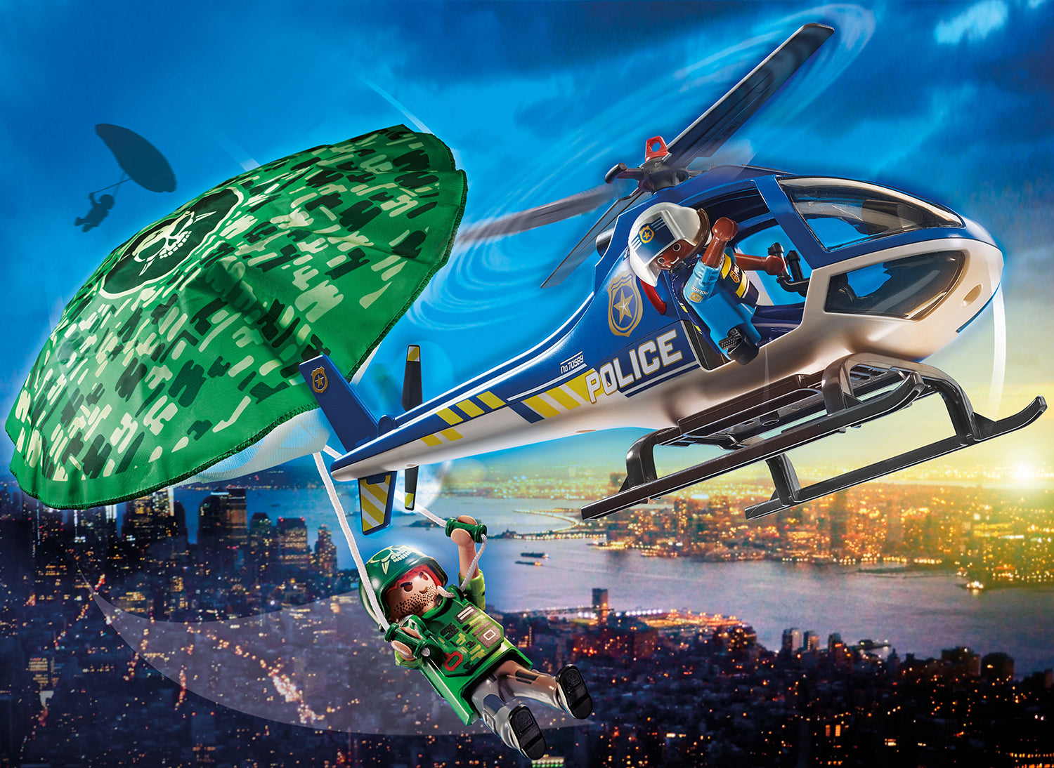 Playmobil 70569 City Action Police Parachute Search