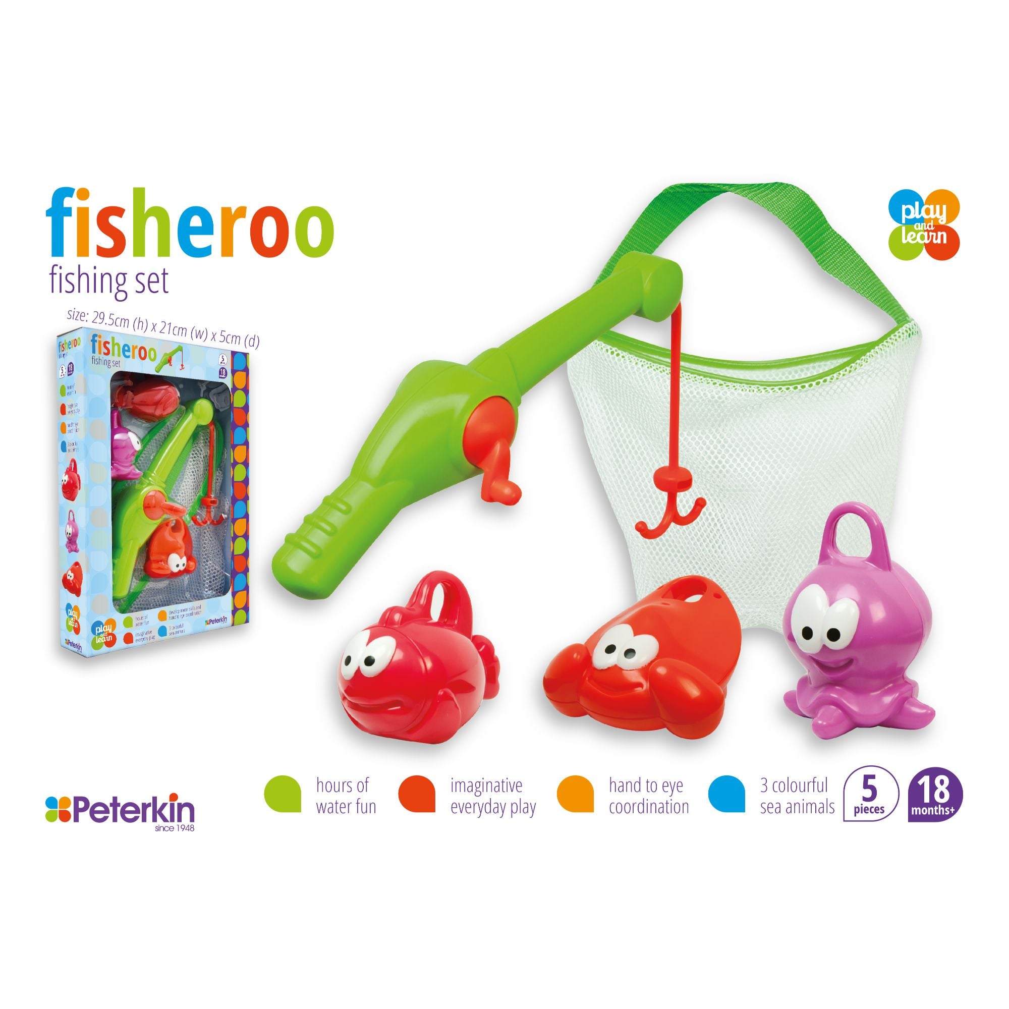 Play And Learn Fisheroo Fishing Set