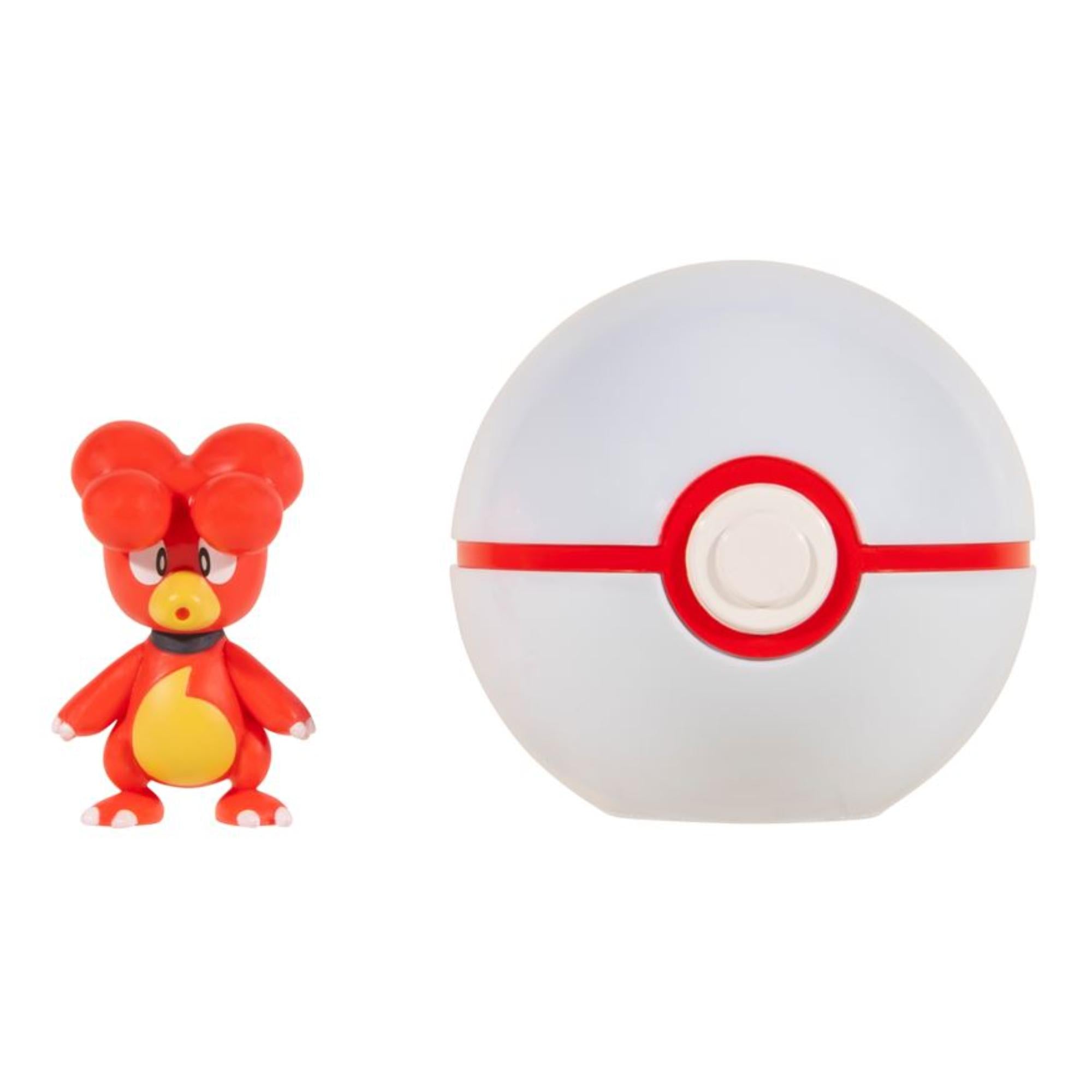 Pokemon Clip N Go Magby & Premier Ball