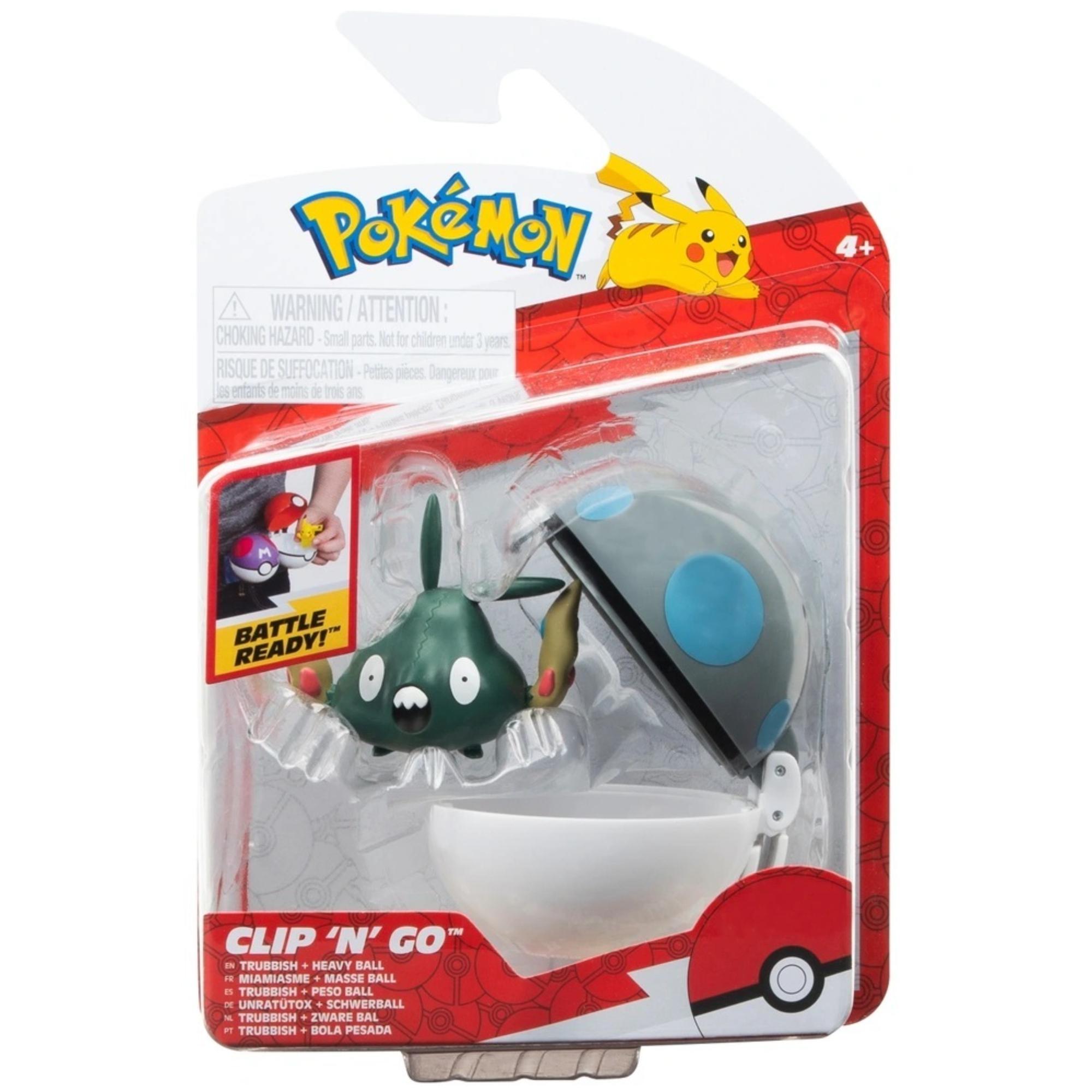 Pokemon Clip N Go Trubbish & Heavy Ball