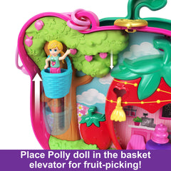 Polly Pocket Big Pocket World Straw-Beary Patch Compact