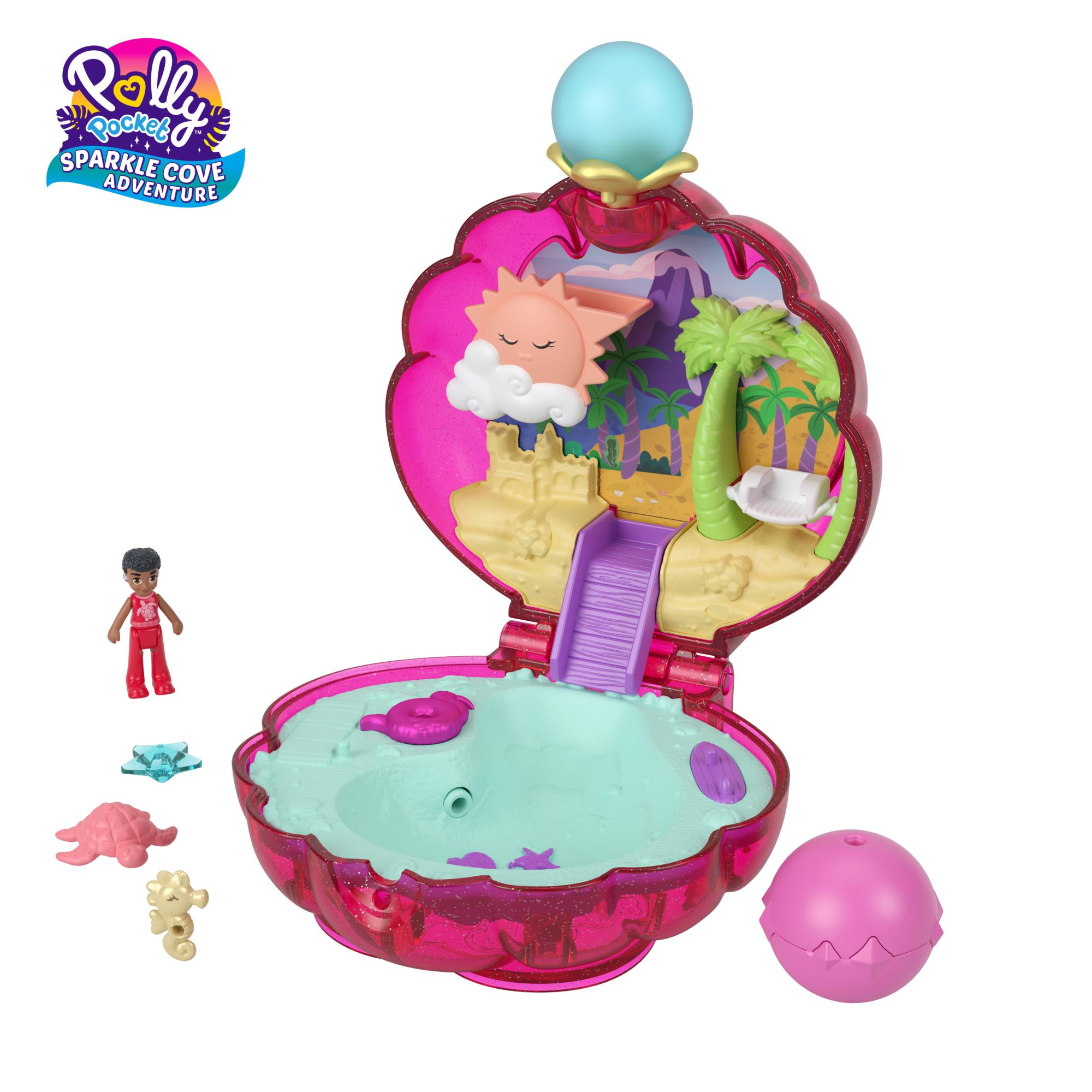 Polly Pocket Sparkle Cove Adventure Compact - Pink