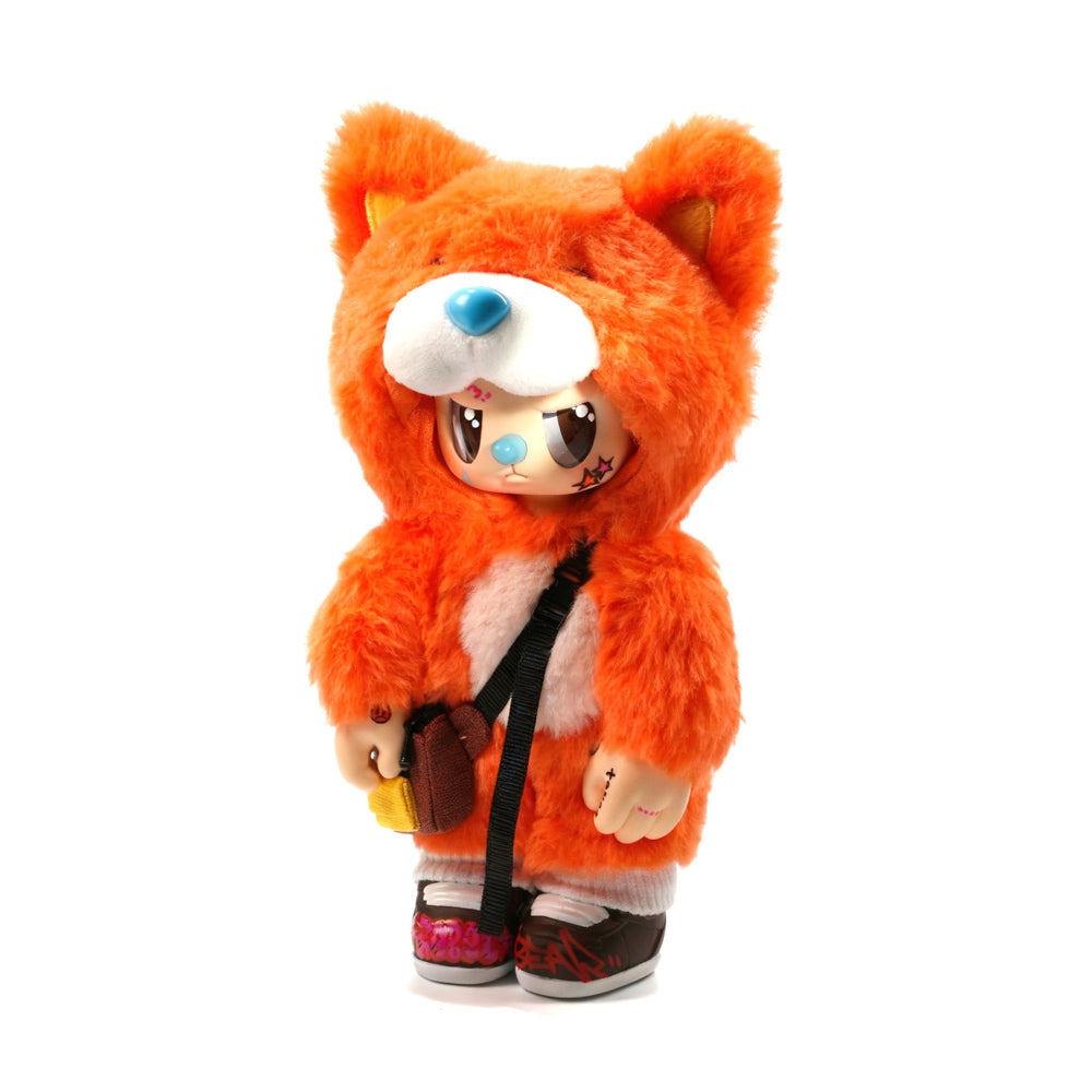 POP CUPPO Rebel Bear Mystery Street Movable Series Plush Blind Box toy.