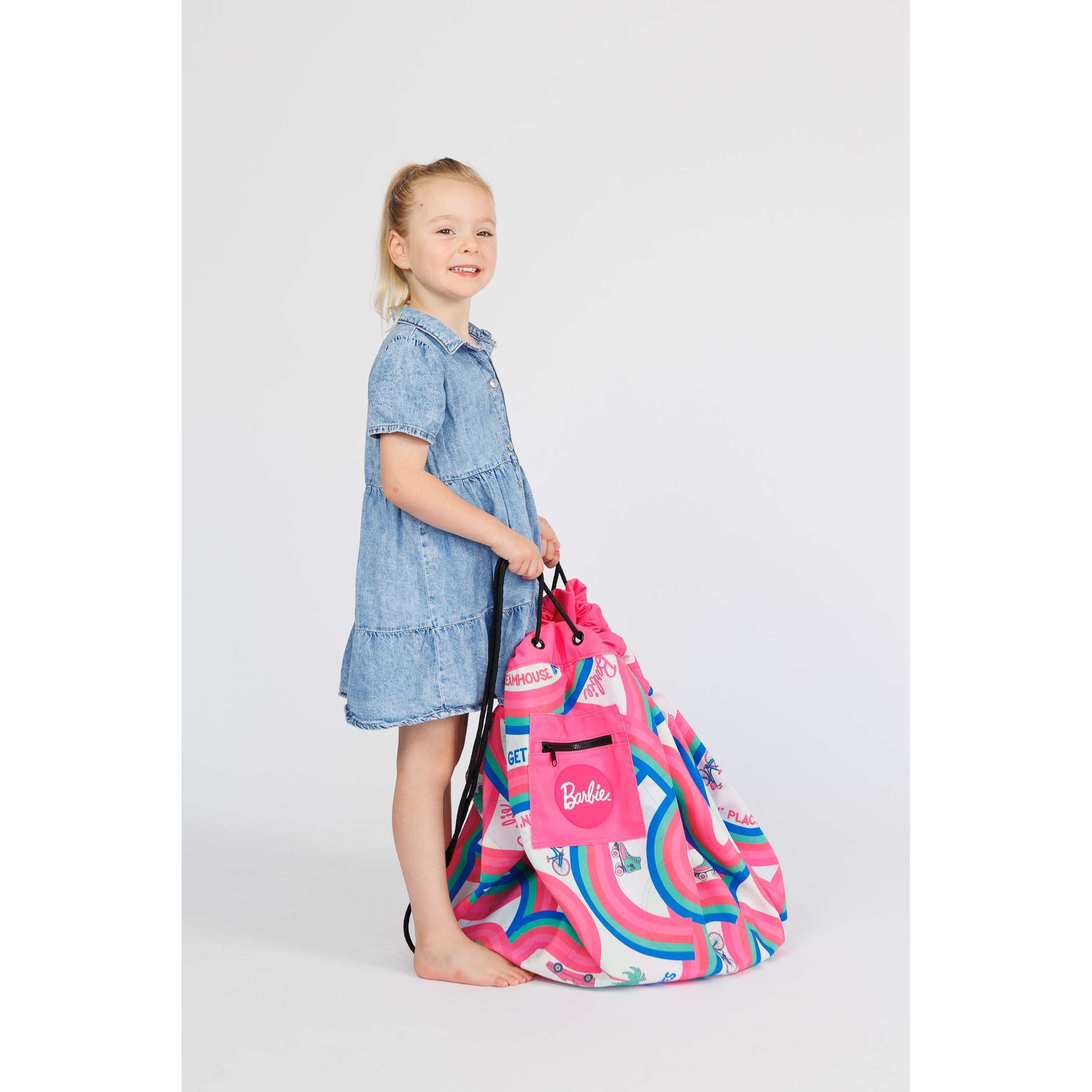 Barbie Malibu Play Pouch Toy Storage Bag & Mat