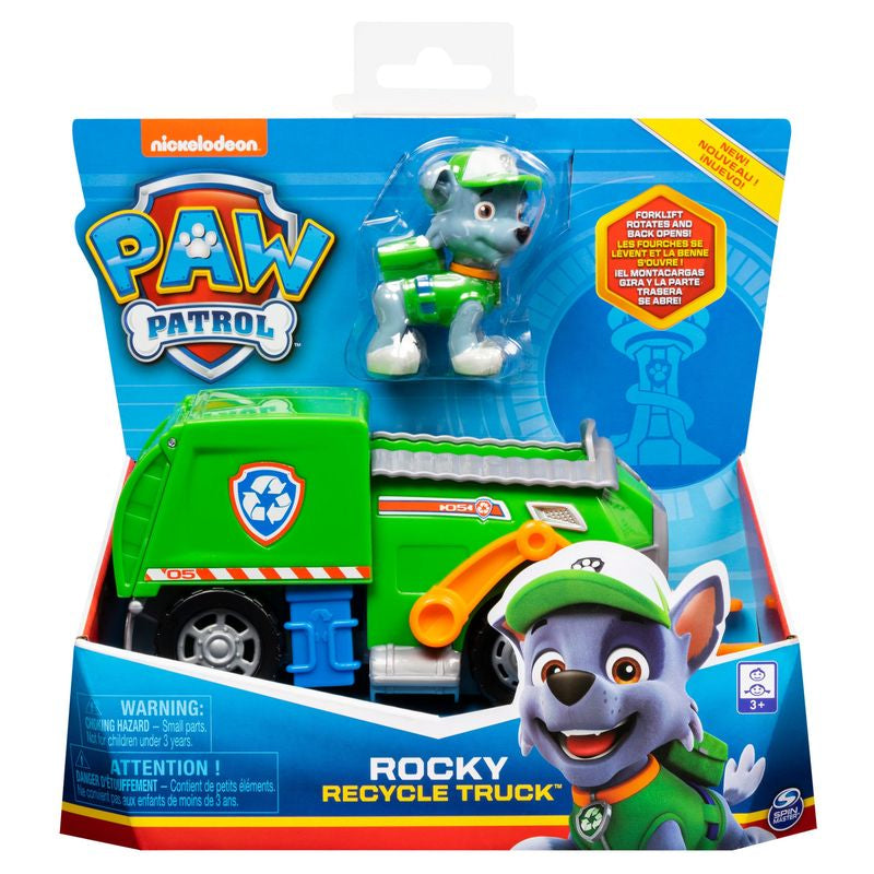PAW PATROL BASIC VEHICLE ROCKY RECYCLE TRUCK