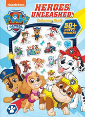 PAW Patrol Heroes Unleashed! Puffy Sticker Colouring Book