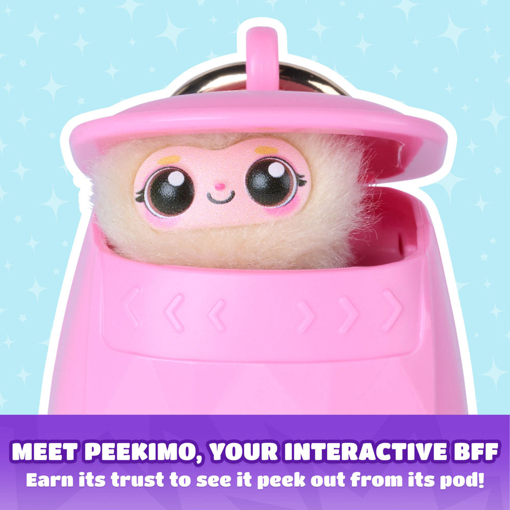 Peekimo Tiny Wearable Interactive Pet - Blue toy.