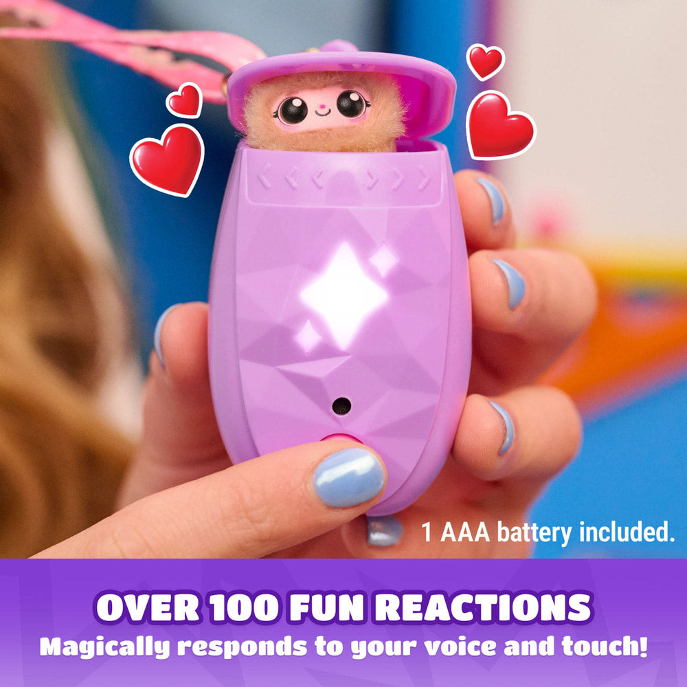 Peekimo Tiny Wearable Interactive Pet - Blue toy.
