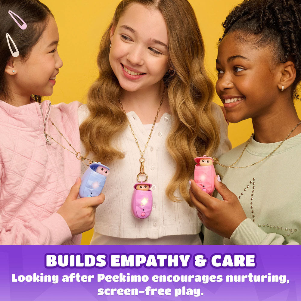 Peekimo Tiny Wearable Interactive Pet - Purple toy.