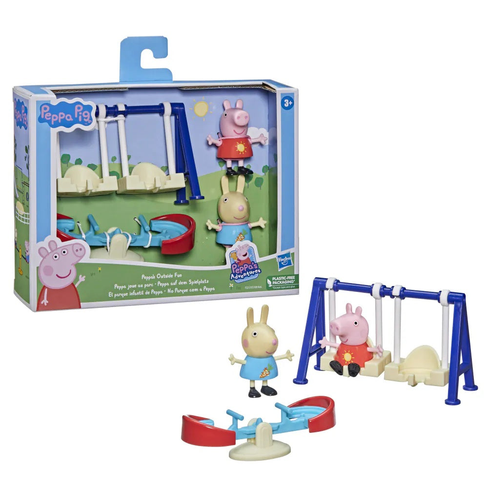 Peppa Pig Moments Peppa's Outside Fun Playset