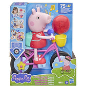 Peppa Pig: Ready Pedal Go Peppa on push stick, in packaging.