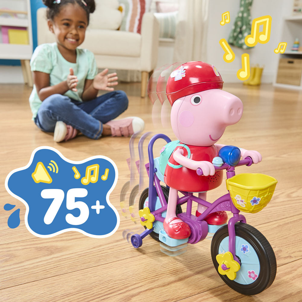 Peppa Pig: Ready Pedal Go Peppa on push stick.