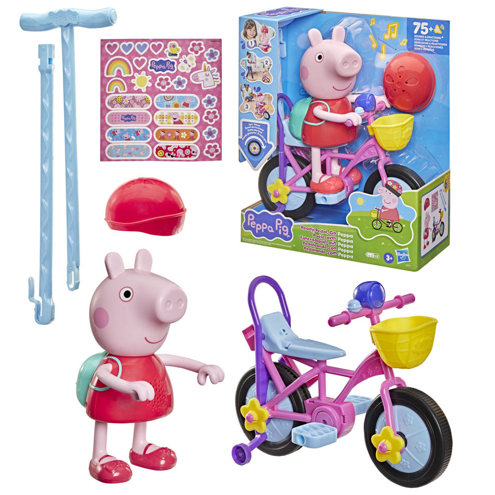 Accessories included with the Peppa Pig: Ready Pedal Go Peppa on push stick.
