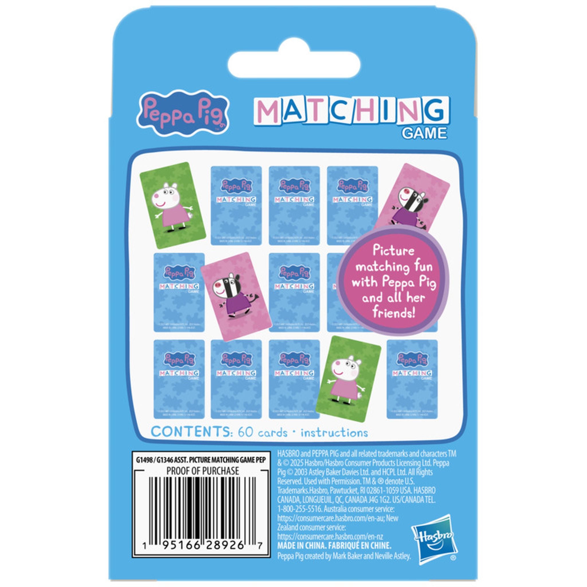 Picture Matching Game Peppa Pig - Toyworld NZ