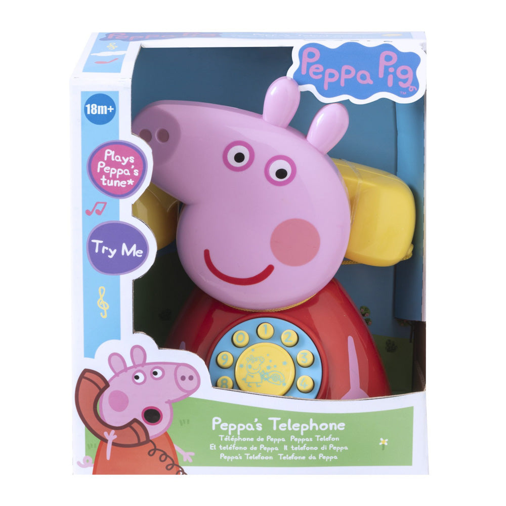 Peppa Pig Peppa's Telephone phone with cord, in packaging