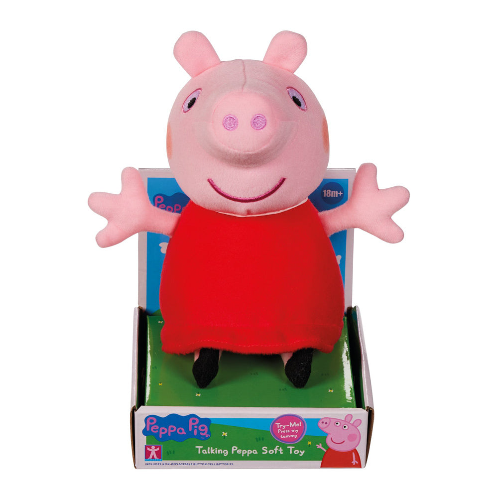 Peppa Pig Talking Peppa Soft Toy, in packaging