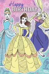 Disney Princess Doodling Birthday Card