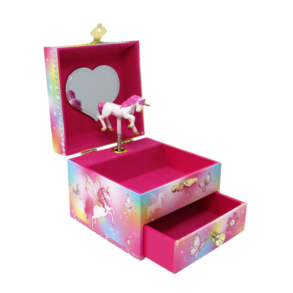 Pink Poppy Dreamland Unicorn Small Musical Jewellery Box - Toyworld NZ