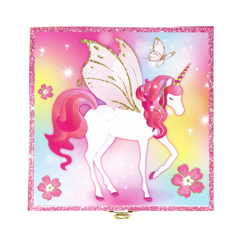 Pink Poppy Dreamland Unicorn Small Musical Jewellery Box - Toyworld NZ