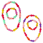 Pink Poppy Fairy Rainbow Necklace / Bracelet Set Assortment