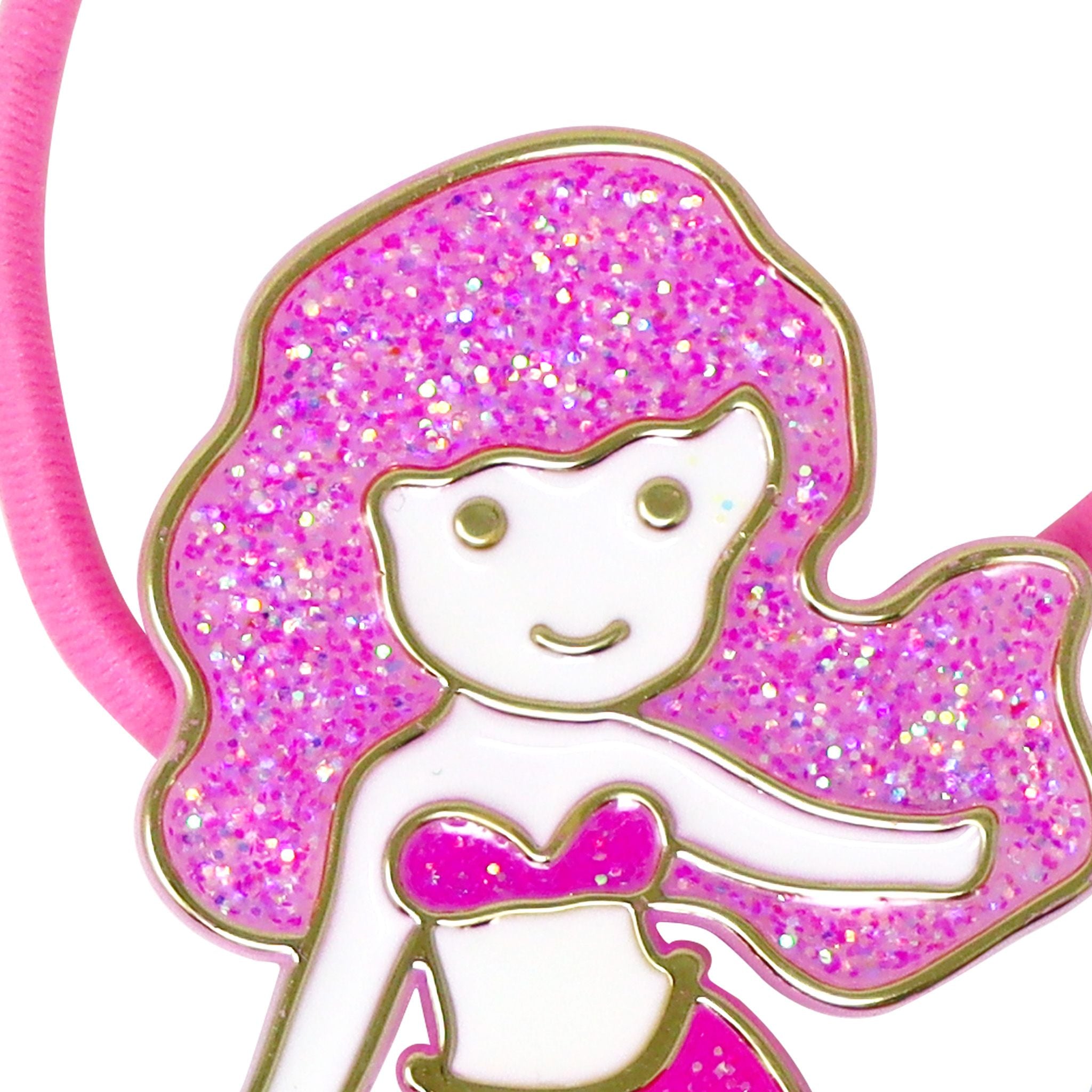 Pink Poppy Shimmering Mermaid Hair Elastic