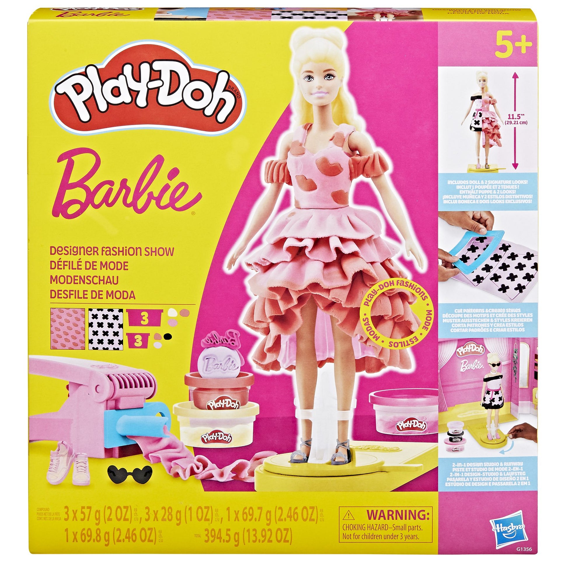 barbie dress toys Play-Doh Barbie Designer Fashion Show Set – Toyworld NZ