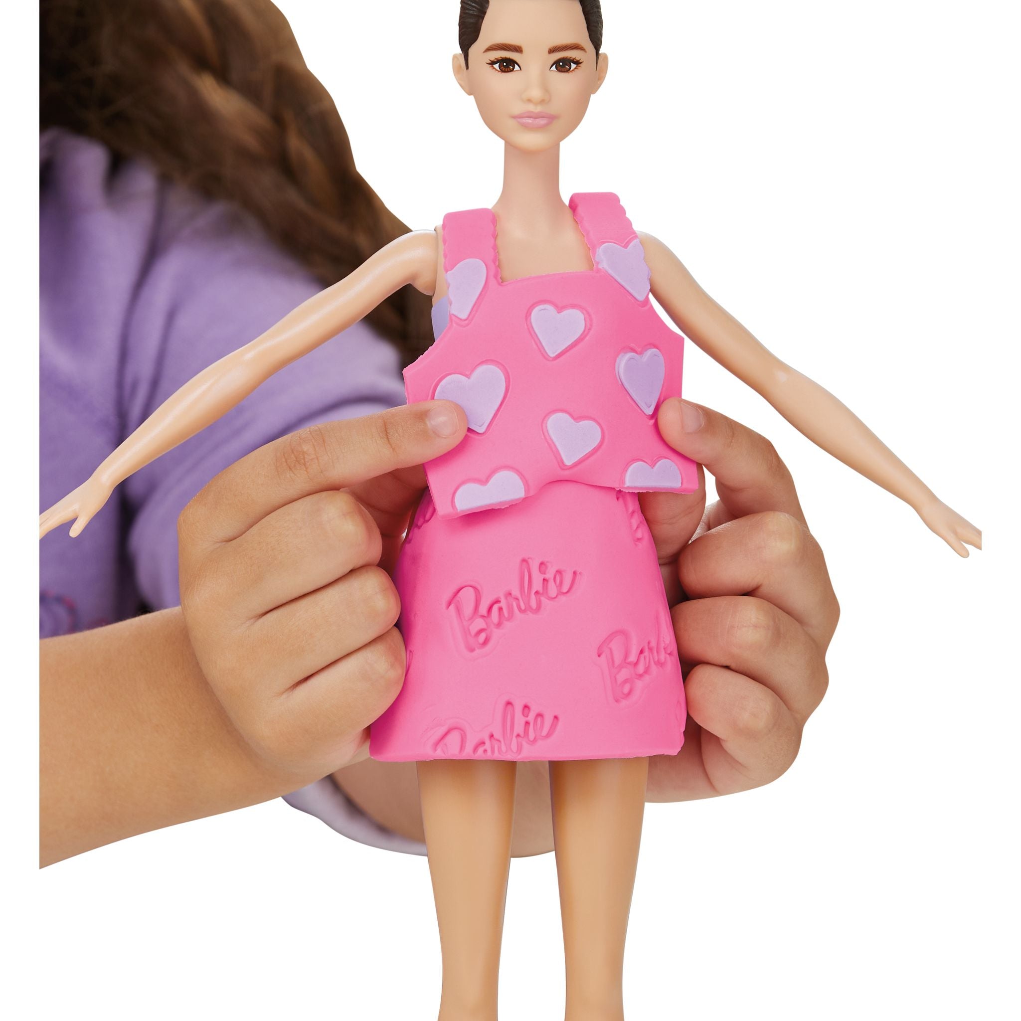 Play-Doh Barbie Hearts and Hair Doll Set