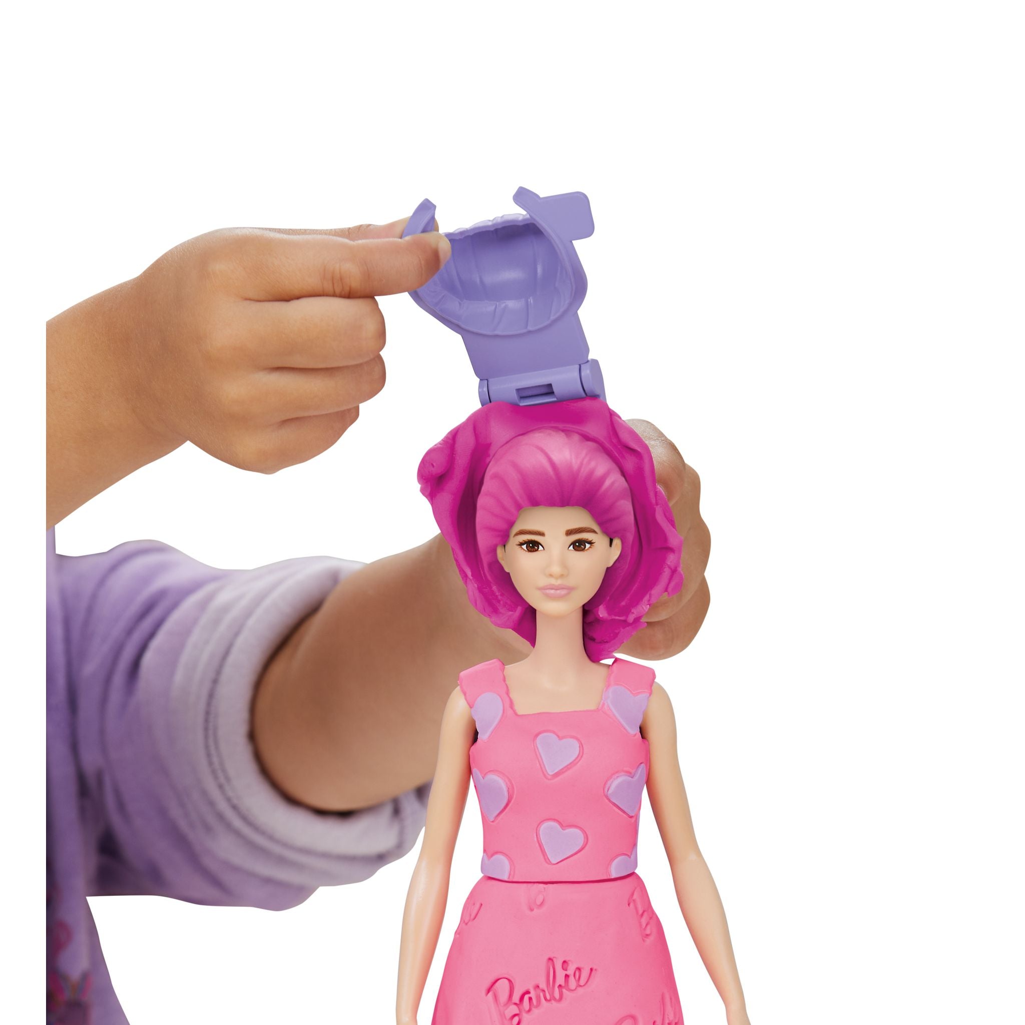 Play-Doh Barbie Hearts and Hair Doll Set