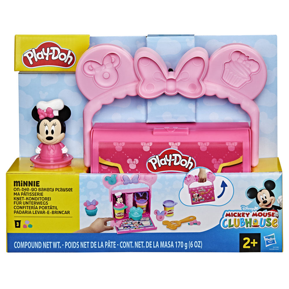 Play-Doh Disney Junior Mickey Mouse Clubhouse Minnie On-The-Go Bakery Playset, in packaging