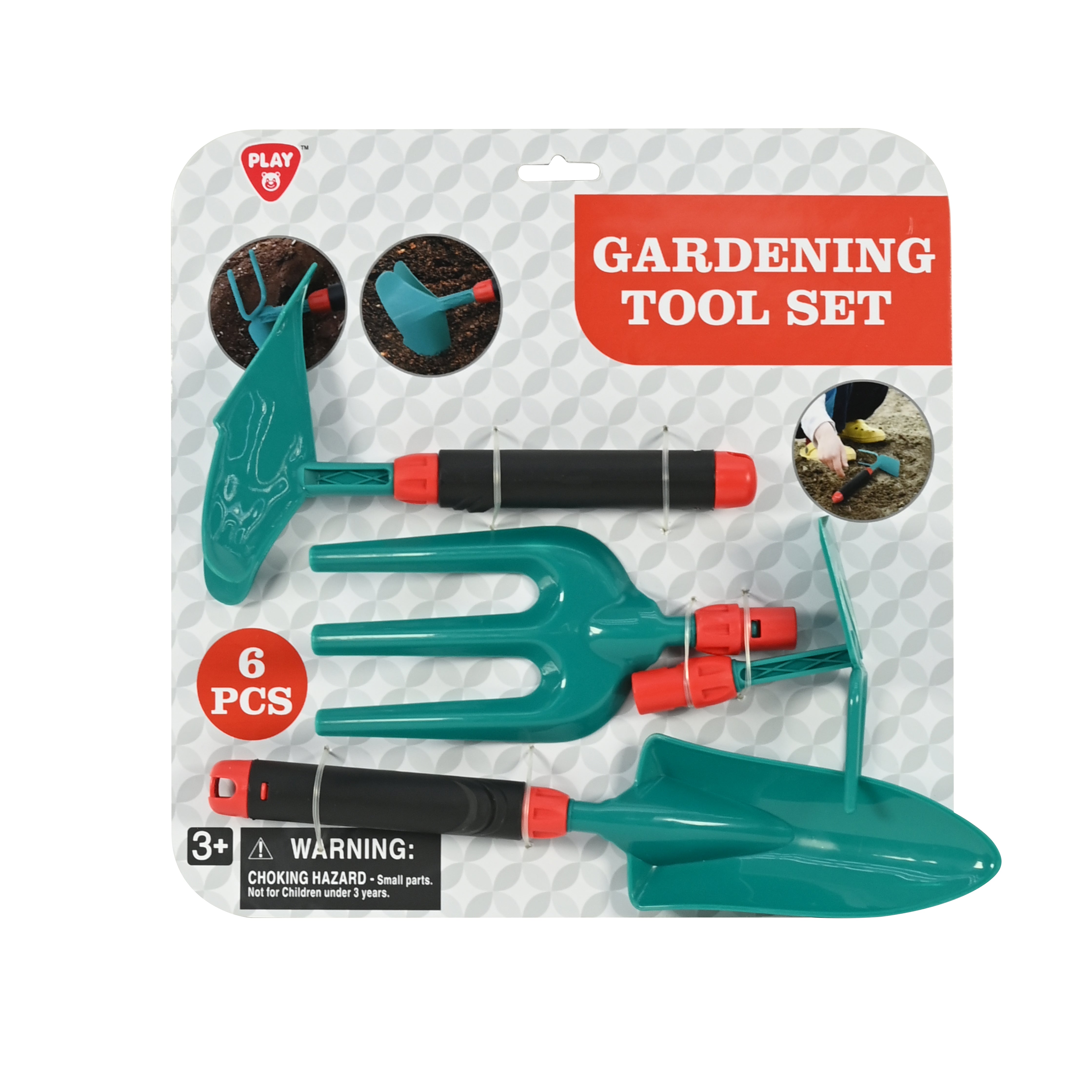 Playgo Toys Gardening Tool 6 Pieces