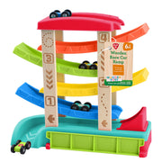 Playgo Toys Wooden Race Car Ramp