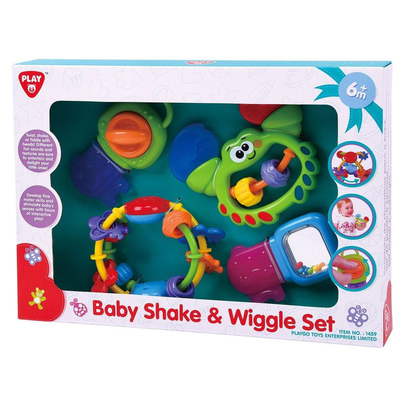PLAYGO TOYS ENT. LTD. BABY SHAKE AND WIGGLE SET