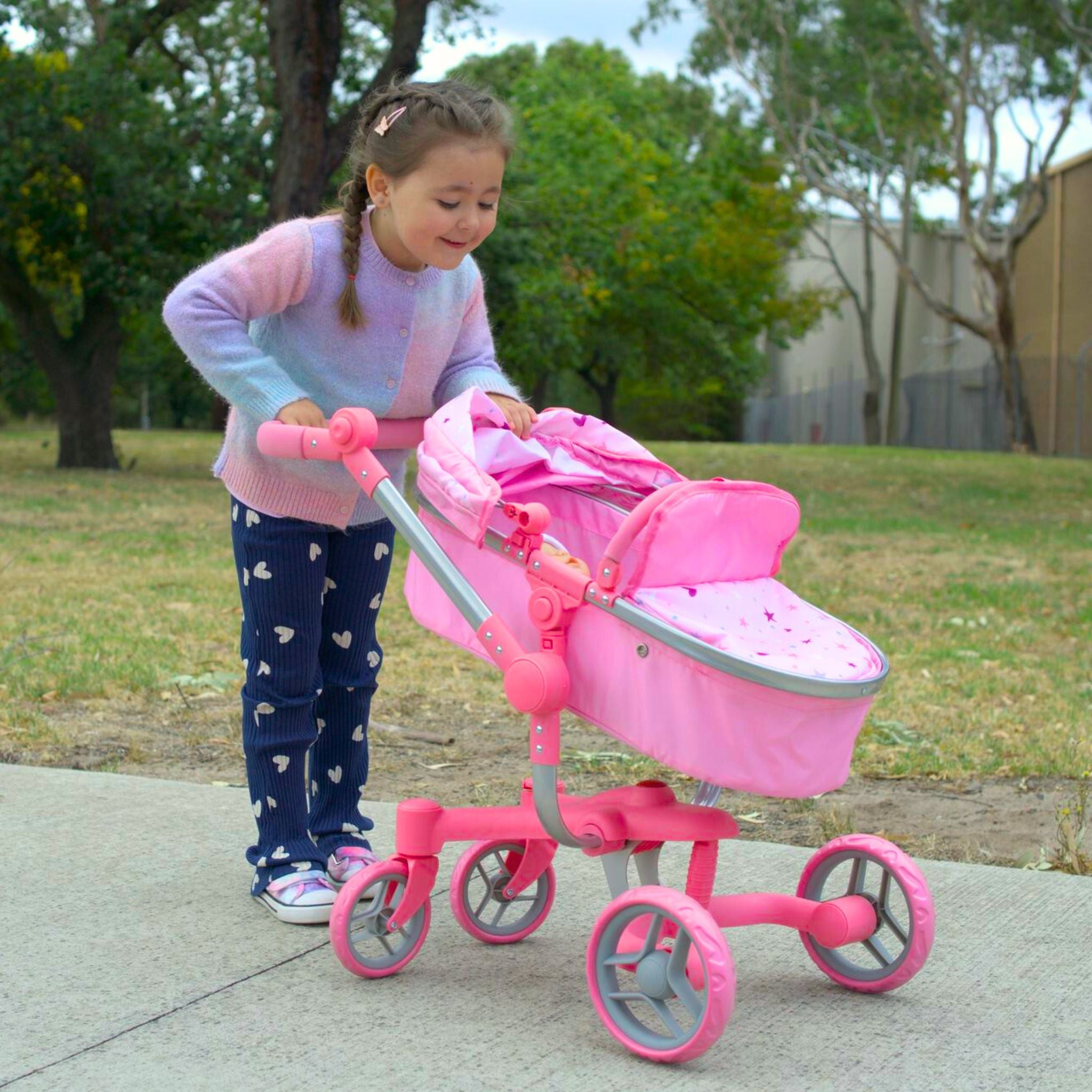 Playworld Deluxe 2 in 1 Doll Pram